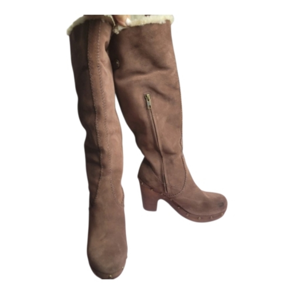 Women's Brown Knee-High Boots